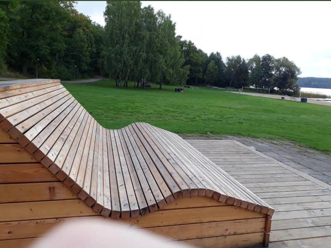 Close To The Metro And The Beach!!! With A View Of The Scandinavian Forest Stockholm Kültér fotó