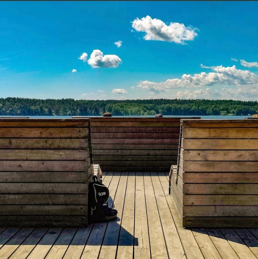 Close To The Metro And The Beach!!! With A View Of The Scandinavian Forest Stockholm Kültér fotó